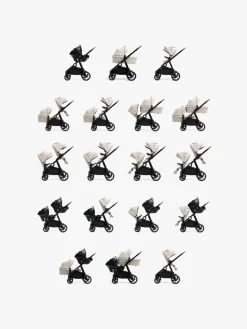 Beemoo Pro Multi 2 Klapvogn, Latte Beige