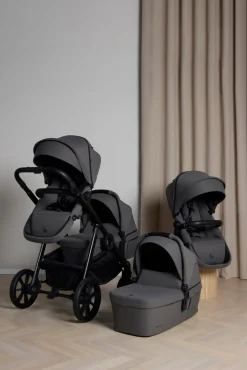 Beemoo Pro Multi 2 Tvillingevogn, Mocha Grey