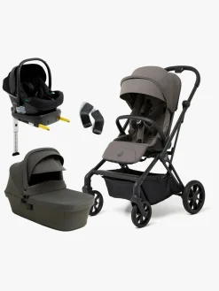 Beemoo Pro Twist Duovogn Inkl. Beemoo Route Autostol Baby & Base, Mocha Grey/Black Stone
