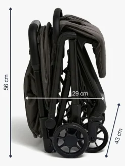 Beemoo Pro Venti Klapvogn, Mocha Grey