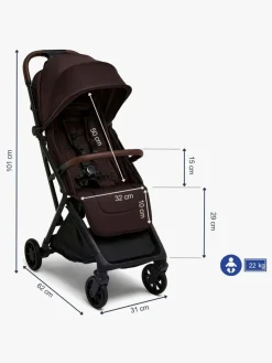 Beemoo Pro Venti Klapvogn, Espresso Brown