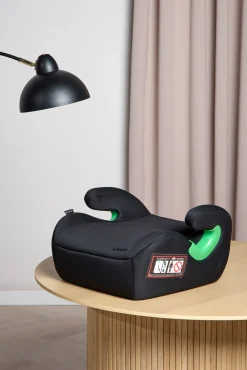 Beemoo Raise 2 i-Size Selepude inkl. Beemoo Deluxe Sædebeskytter med Opbevaring, Black Stone