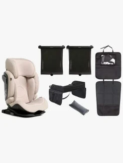 Beemoo Recline i-Size Autostol inkl. Tilbehør, Oat