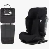 Beemoo Recline i-Size Autostol inkl. 3-in-1 Sædebeskyttelse, Black Stone