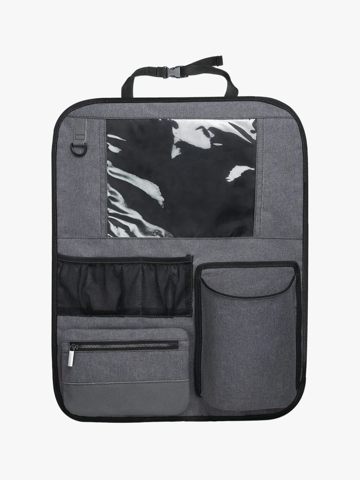 Beemoo Recline i-Size Autostol inkl. Deluxe Sædebeskytter med Opbevaring, Anthracite