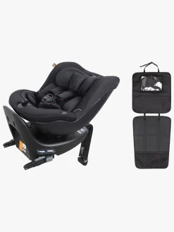 Beemoo Reverse i-Size Bagudvendt Autostol inkl. 3-in-1 Sædebeskyttelse , Black Stone