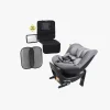 Beemoo Reverse i-Size Bagudvendt Autostol Inkl. Tilbehørspakke, Mineral Grey