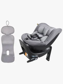 Beemoo Reverse i-Size Bagudvendt Autostol inkl. Ventilerende Hynde, Mineral Grey/Grey