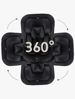 Beemoo Rotate i-Size Autostol, Black Stone