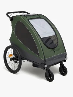 Beemoo Sporty Trail Cykelanhænger inkl. Løbesæt, Green