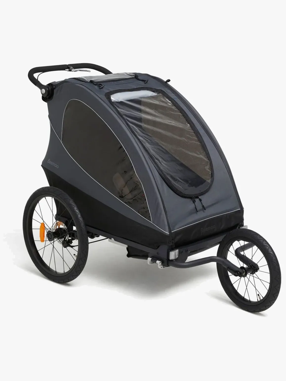 Beemoo Sporty Trail Cykelanhænger inkl. Løbesæt, Asphalt