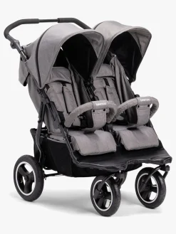 Beemoo Swing Søskendevogn inkl. Liggedel, Grey Melange