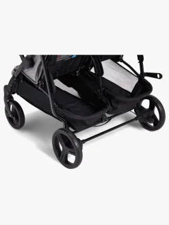 Beemoo Twin Shopper Søskende- & Tvillingevogn, Grey Mélange