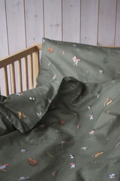 Beskow Tomtebobarnen Sengesæt, Grøn