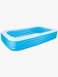 Bestway Familiepool Deluxe Rektangulær 305x183 cm, Blå