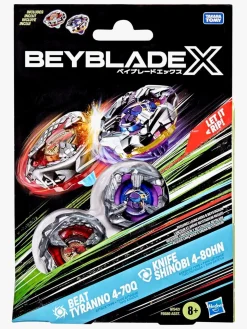 Beyblade Beat Tyranno & Knife Shinobi Spinnere 2-pak