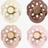 BIBS Boheme Sut 4-pak Latex Str. 2, Ivory/Blush/Woodchuck/Blossom