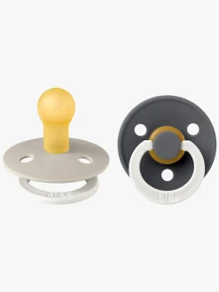 BIBS Colour Glow Sut 2-pak Latex Str. 1, Sand/Iron