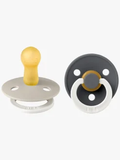 BIBS Colour Glow Sut 2-pak Latex Str. 2, Sand/Iron