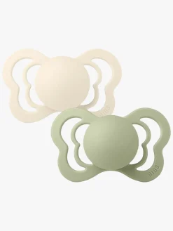 BIBS Couture Sut 2-pak Latex Str 2, Ivory/Sage