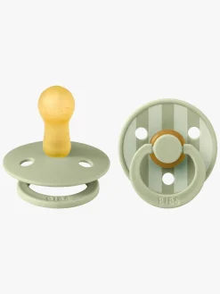 BIBS Studio Colour Sut 2-Pak Latex Str. 2 Rund, Pin/Sage Mix