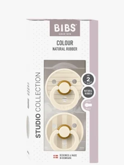 BIBS Studio Colour Sut 2-Pak Latex Str. 2 Rund, Pin/Ivory Vanilla Mix