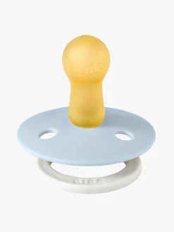 BIBS Sut Colour 2-pak Latex Str. 2, Iron Glow/Baby Blue Glow