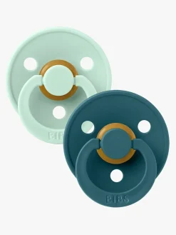BIBS Sut Colour 2-pak Latex Størrelse 2, Nordic Mint/Forest Lake