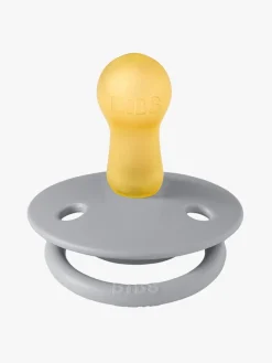 BIBS Sut De Lux 2-pak Silicone, Cloud/Steel Blue