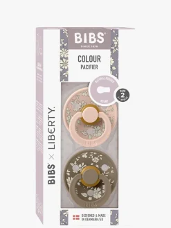 BIBS x Liberty Colour Sut 2-Pak Latex Str. 2 Rund, Capel/Blush Mix