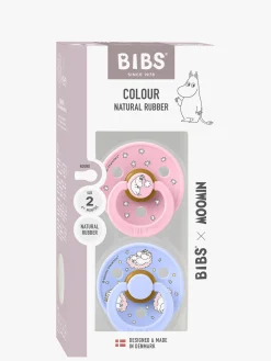 BIBS x Moomin Colour Dreaming Sut 2-pak Latex Str. 2, Baby Pink