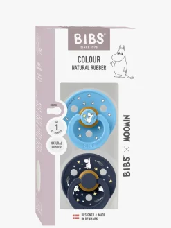 BIBS x Moomin Colour Good Night Sut 2-pak Latex Str. 1, Breeze