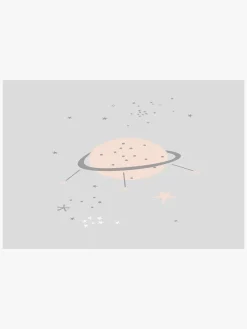 BimbiPirulos Casual Vægdekoration 4-Pak Univers, Lilla