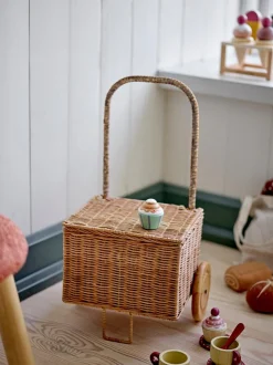 Bloomingville MINI Penne Rullevogn, Natur