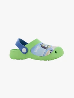 Bluey Clogs, Mint Green/Dark Blue