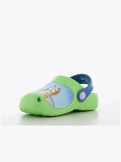 Bluey Clogs, Mint Green/Dark Blue