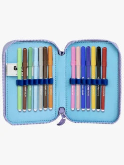 Bluey Dobbelt Penalhus, Blå/Lilla