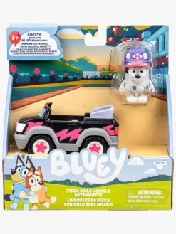 Bluey Figur med Transportmiddel Muffin
