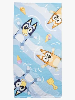 Bluey Håndklæde Gymnastikpose & Kasket Sæt, Lyseblå