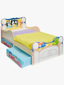 Bluey Juniorseng med Opbevaring 70x140, Hvid