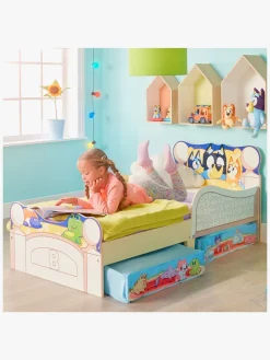 Bluey Juniorseng med Opbevaring 70x140, Hvid