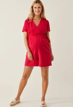 Boob Amelia Playsuit, Red