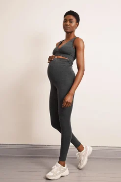 Boob Once-On-Never-Off Leggings Merinould, Dark Grey Mélange