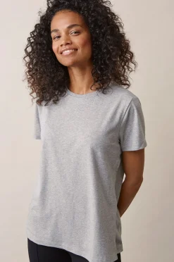 Boob Vente/Amme T-Shirt, Grey Melange