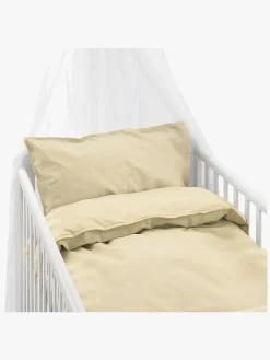 Borganäs Sengesæt Tremmeseng Humble 100 x 130 2-delt, Gul