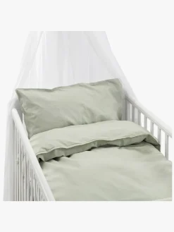 Borganäs Sengesæt Tremmeseng Humble 100 x 130 2-delt, Grøn