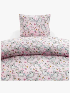 Borganäs Sengesæt 150x210 Enhjørning, Pink