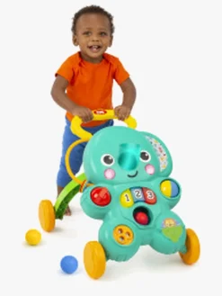 BrightStarts 2-in-1 Ball Play Stroll'n Roll Gåstol