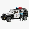 Bruder Jeep Wrangler Politibil med Figur