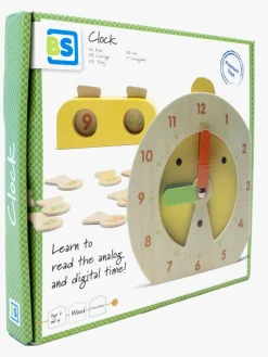 BS Toys Clock Børnespil, Multifarvet